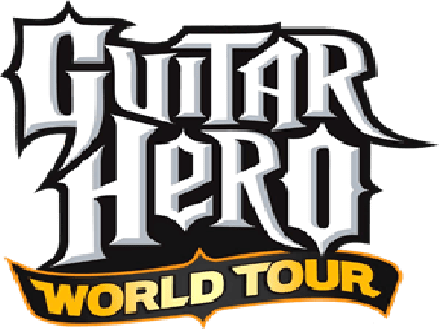 Guitar Hero World Tour Wireless Drum Kit Controller logo for Xbox 360